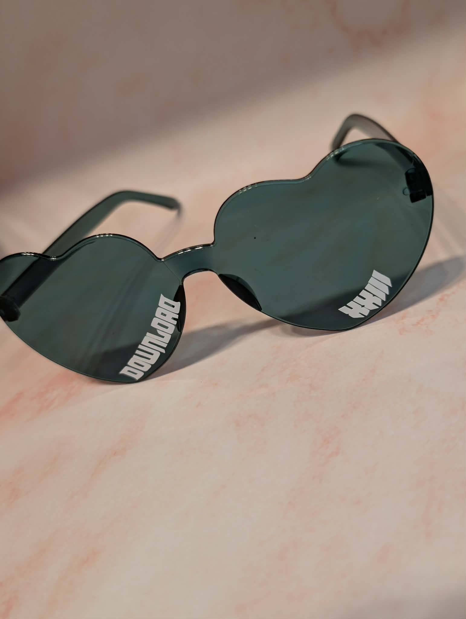 Reading & Leeds Festival Heart Sunglasses