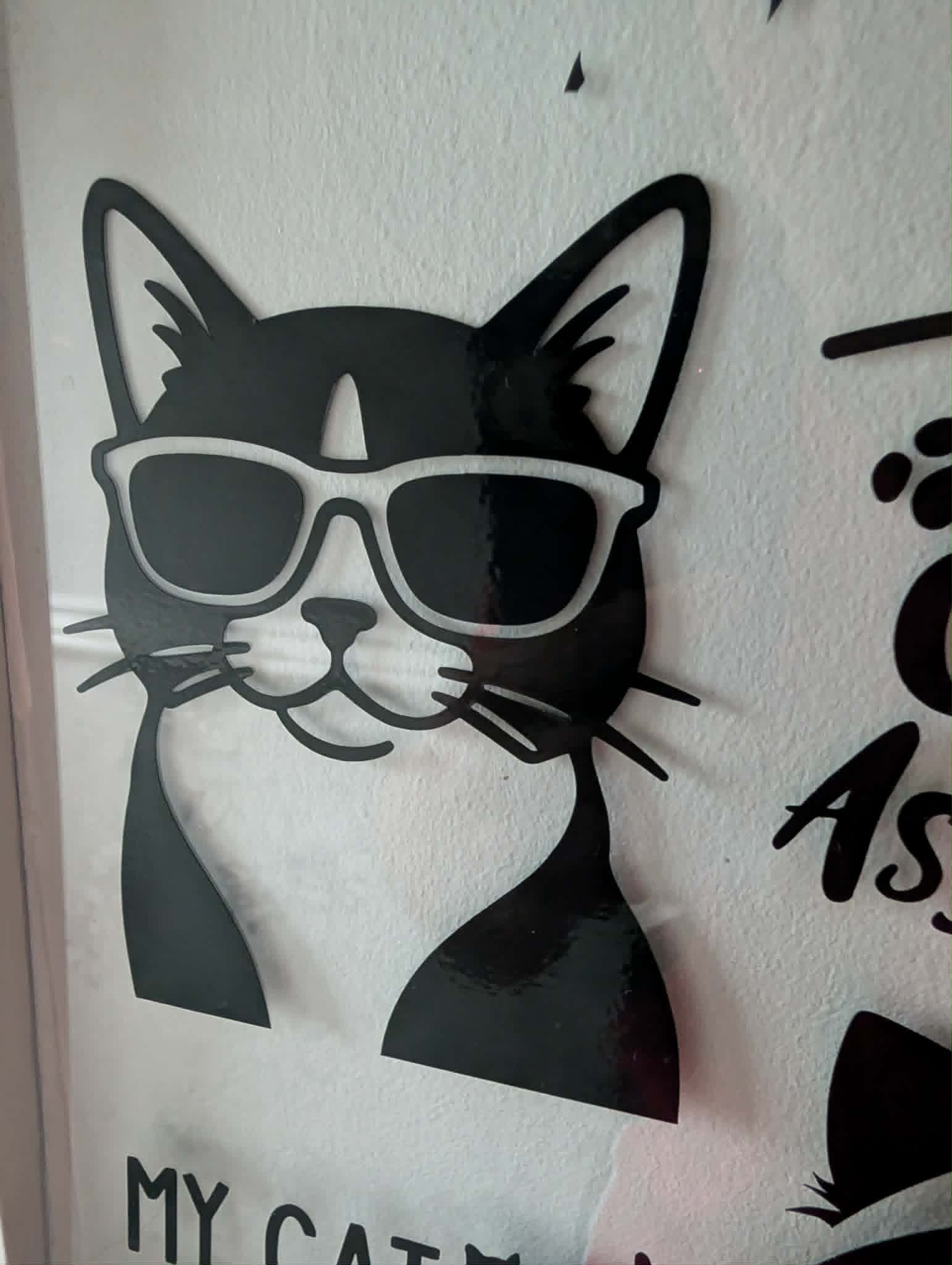 Cat Themed Vinyl Decals
