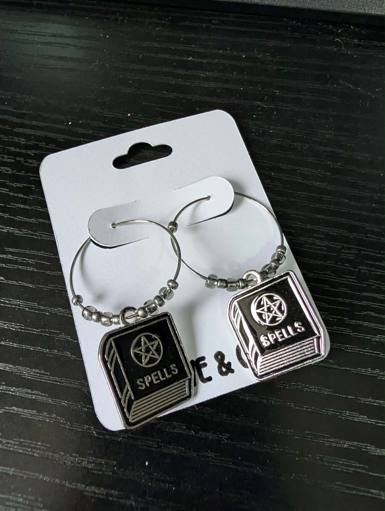 Beaded Spellbook Earrings