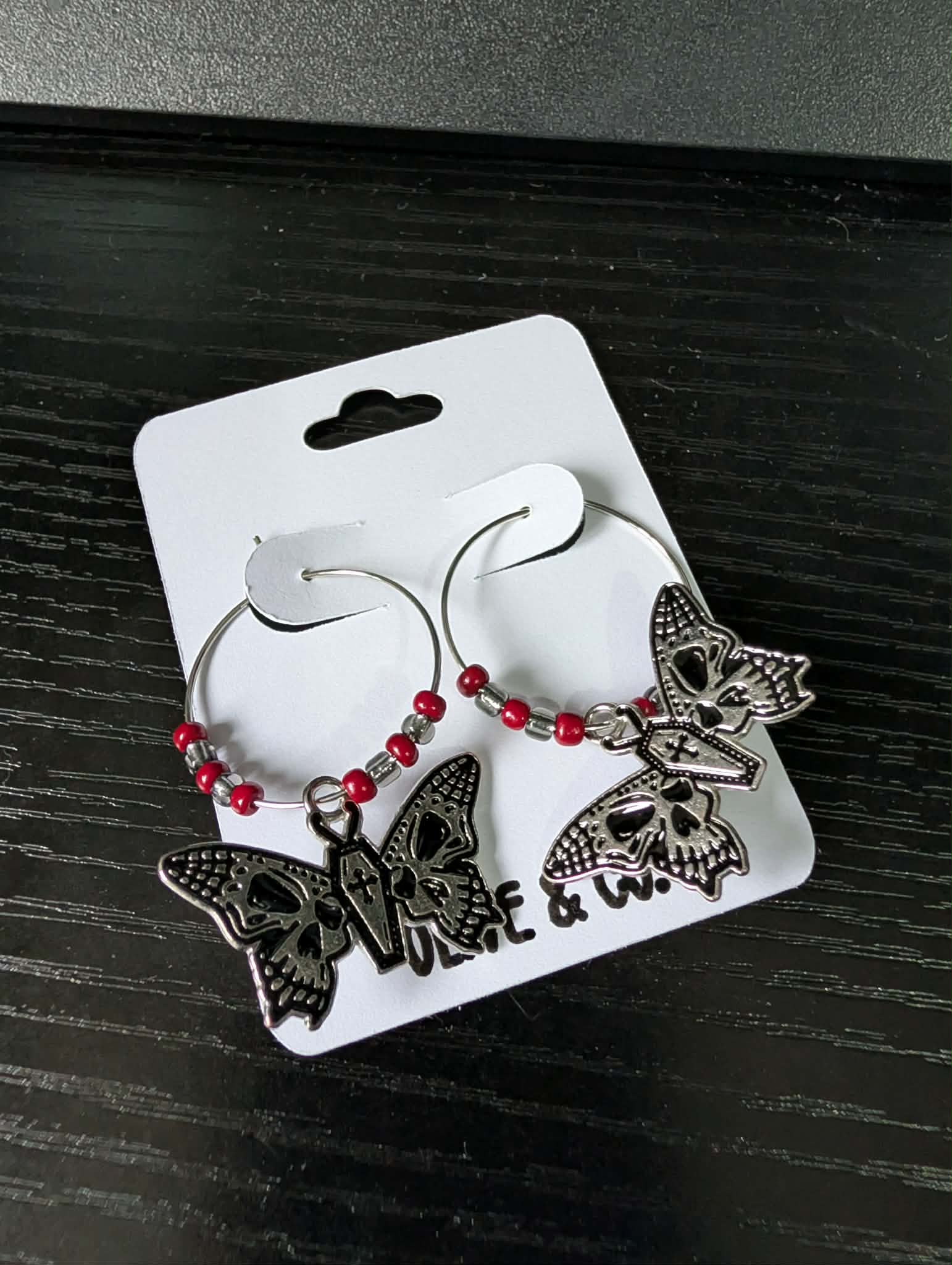 Beaded Gothic Earrings