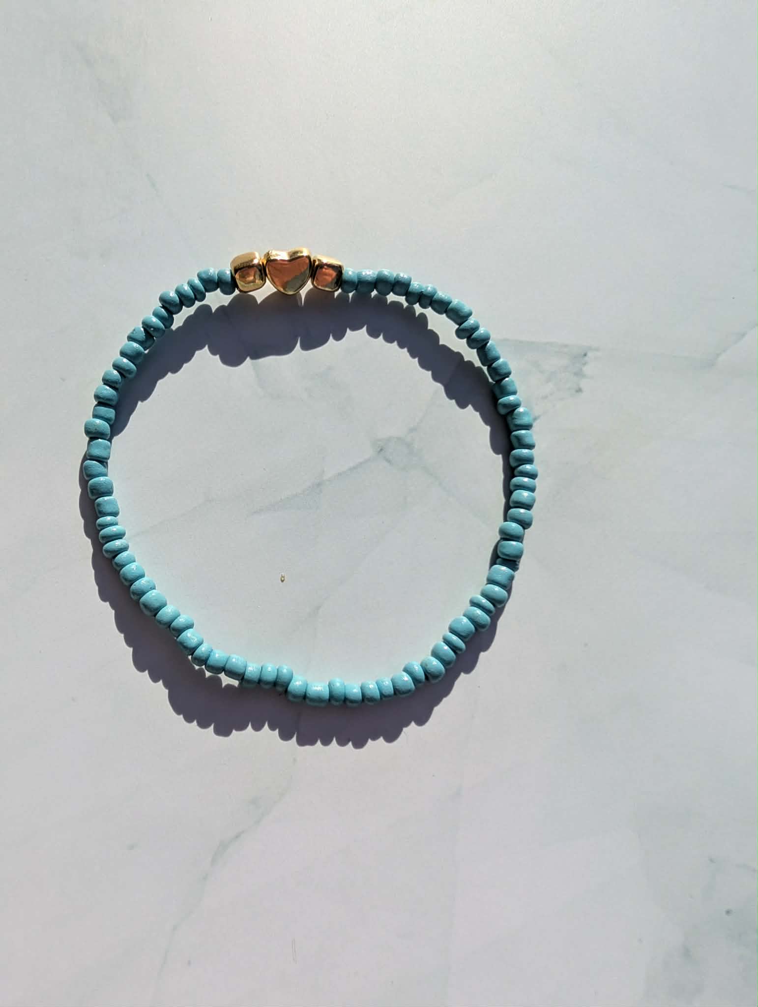 Handmade Beaded Bracelet - Blue Range