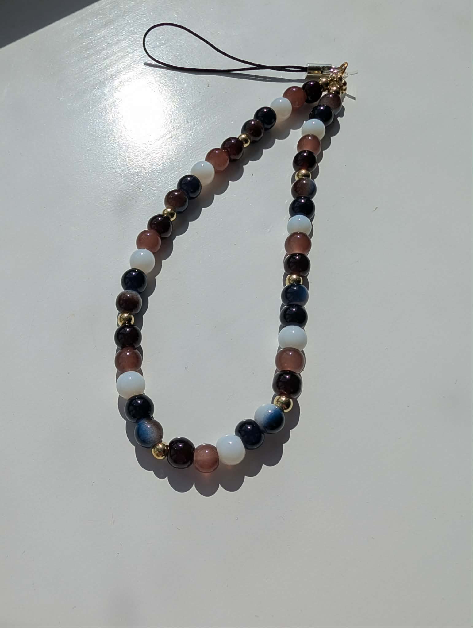 Handmade Beaded Phone Charm