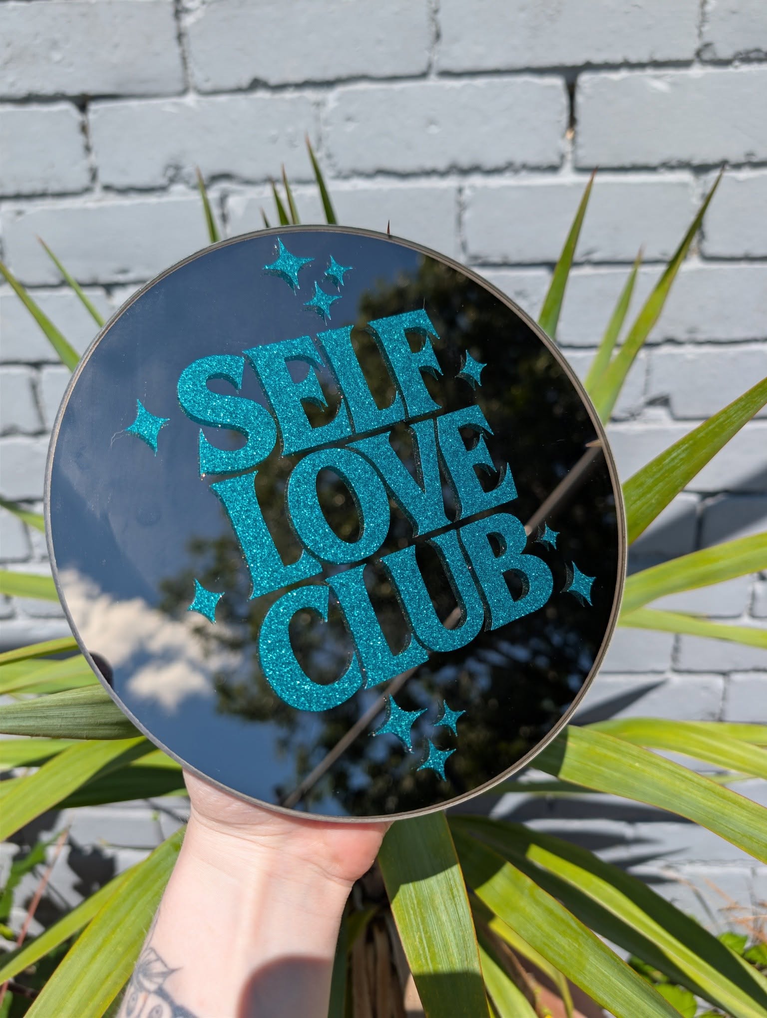 Self Love Club Wall Mirror - Choose Your Colour