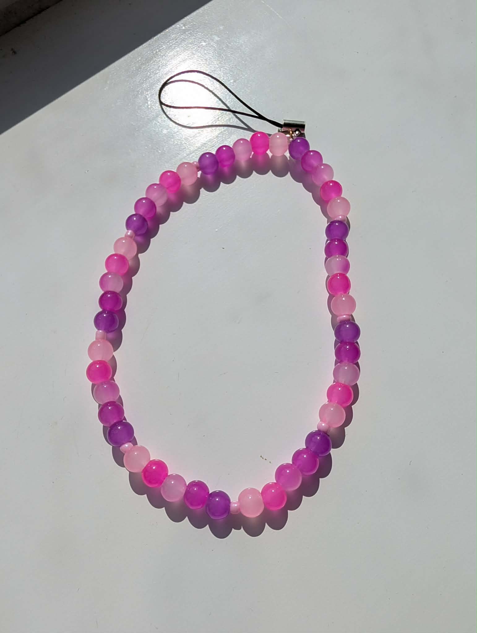 Handmade Beaded Phone Charm