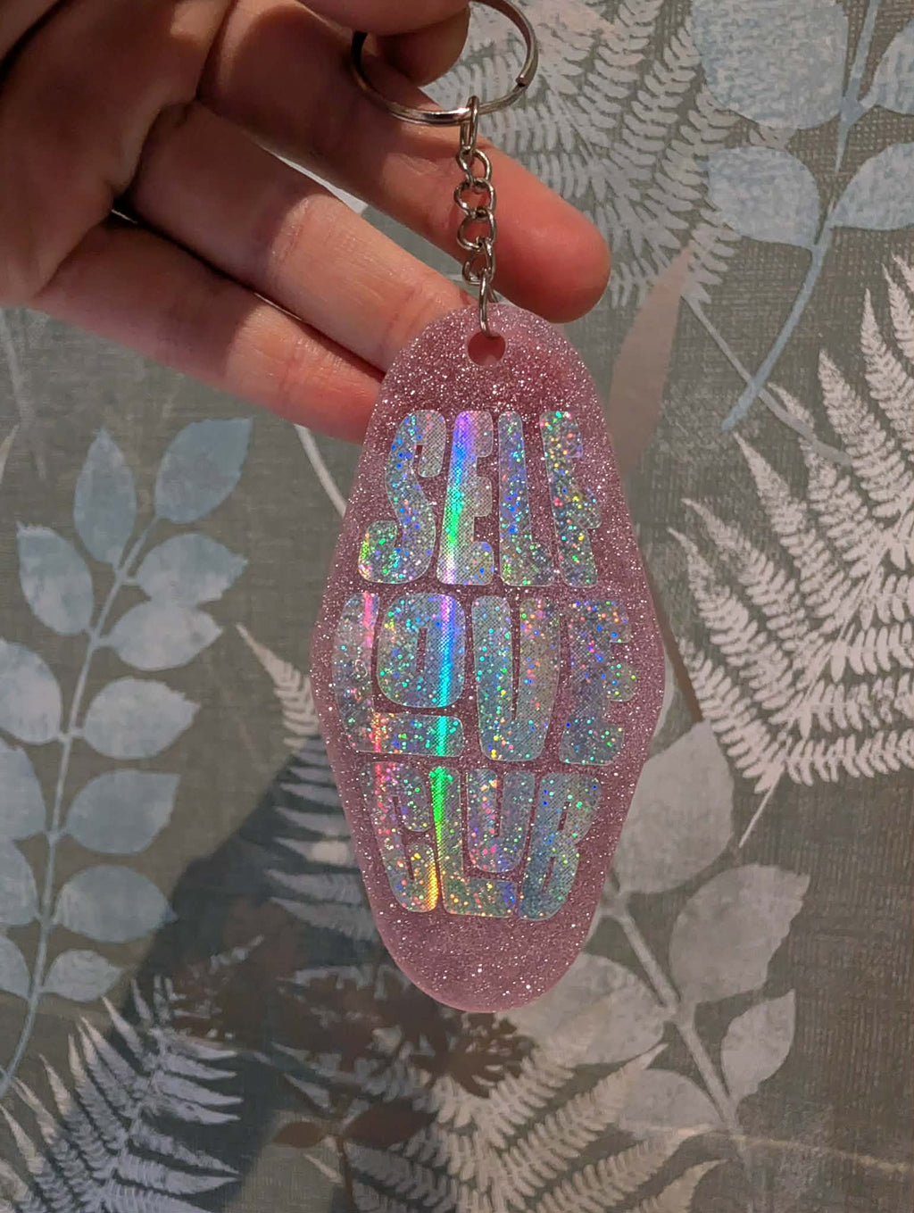 Self Love Club Motel Keyring