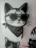Very Cool Cat Vinyl Decal Sticker