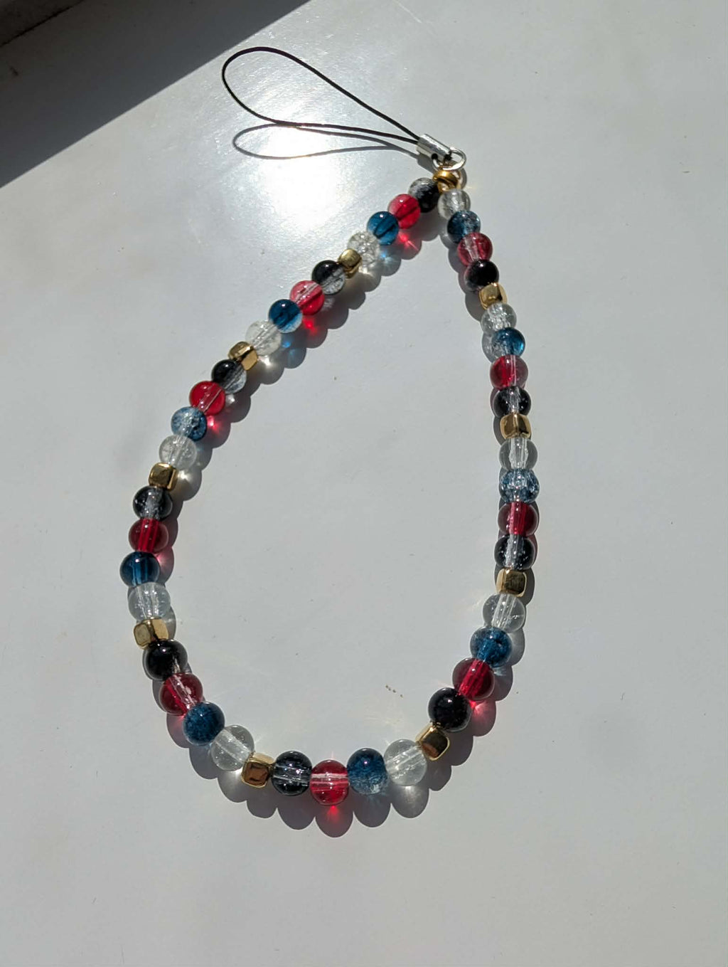 Handmade Beaded Phone Charm