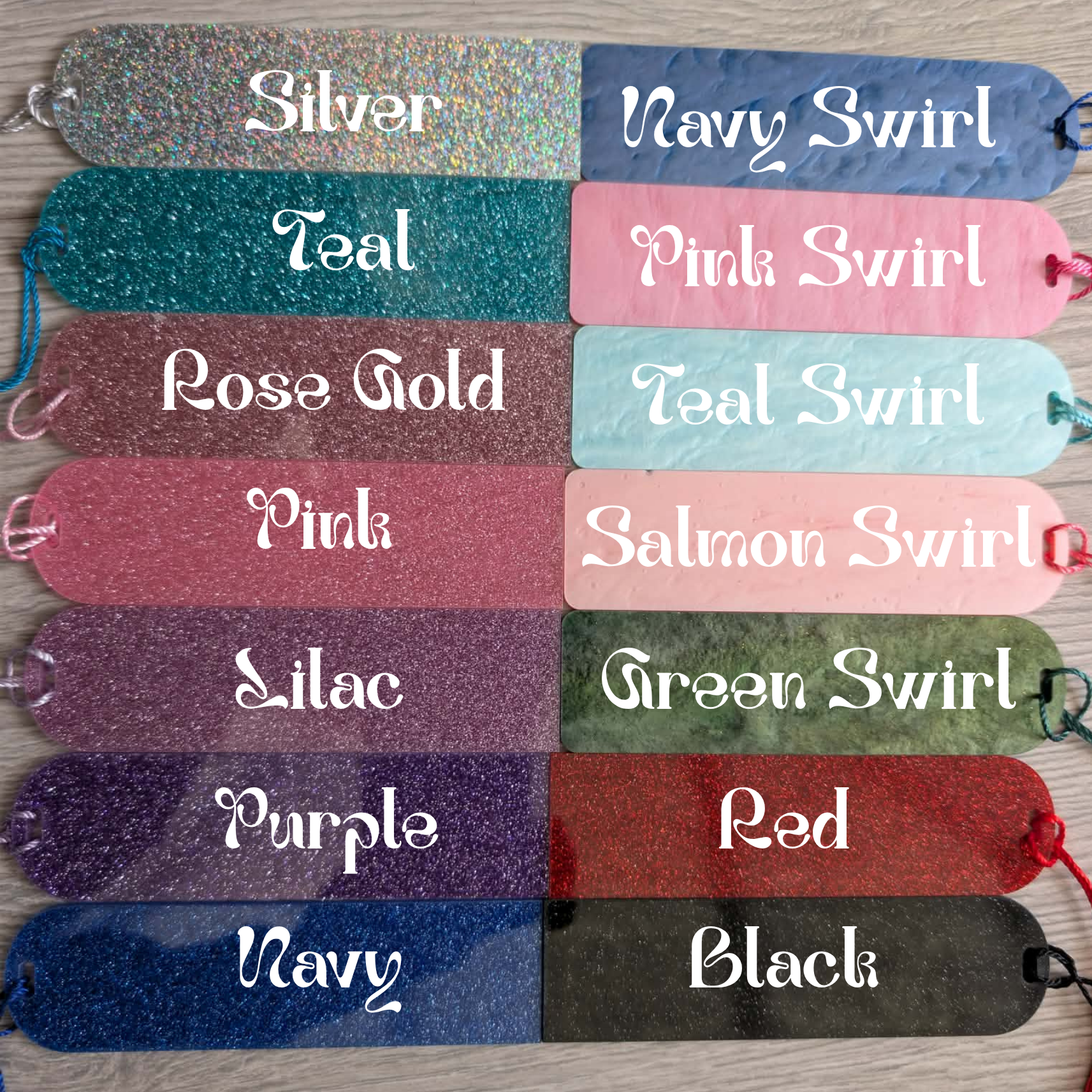 *Personalised Acrylic Bookmark