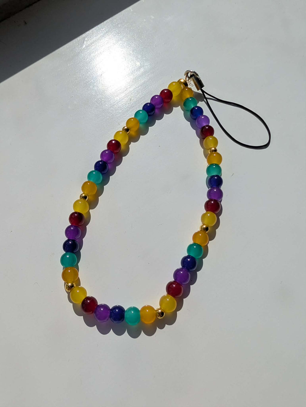 Handmade Beaded Phone Charm