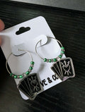 Beaded Tarot Earrings