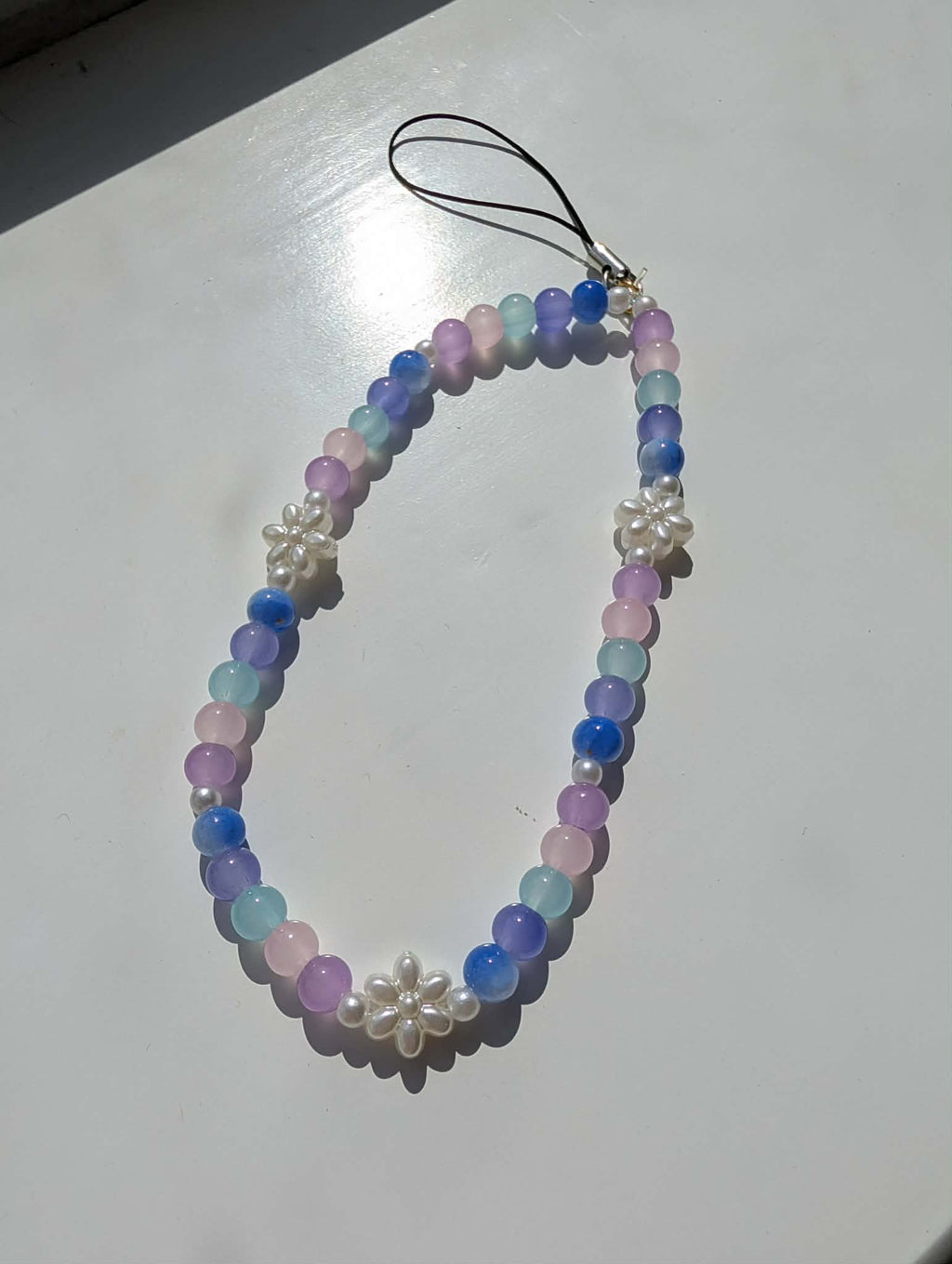 Handmade Beaded Phone Charm