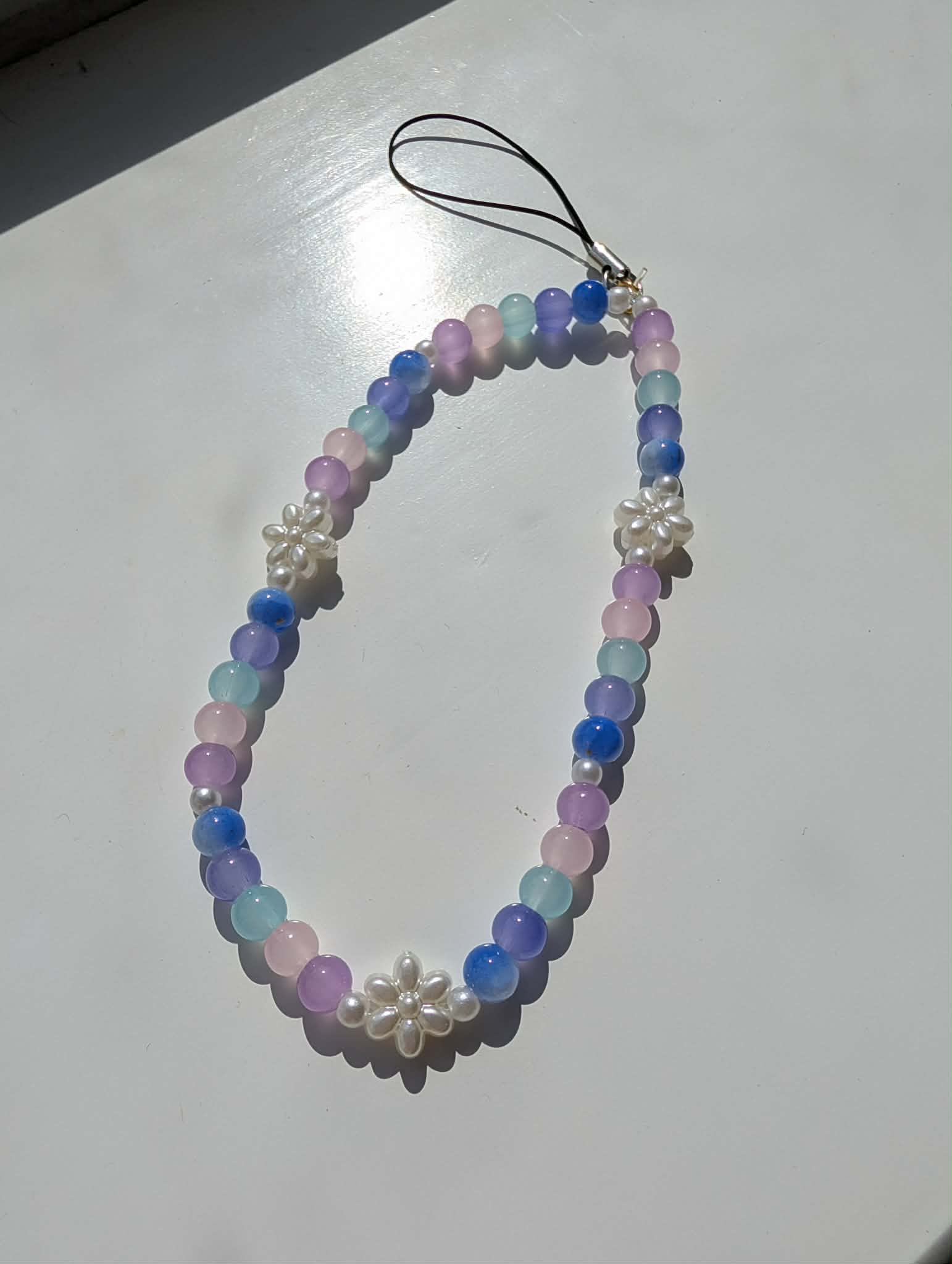Handmade Beaded Phone Charm