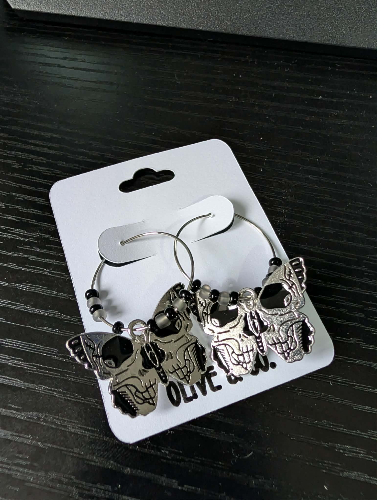 Beaded Gothic Earrings