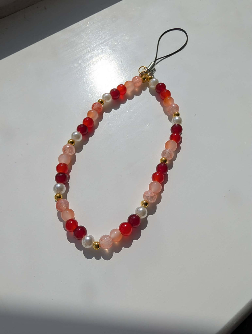 Handmade Beaded Phone Charm