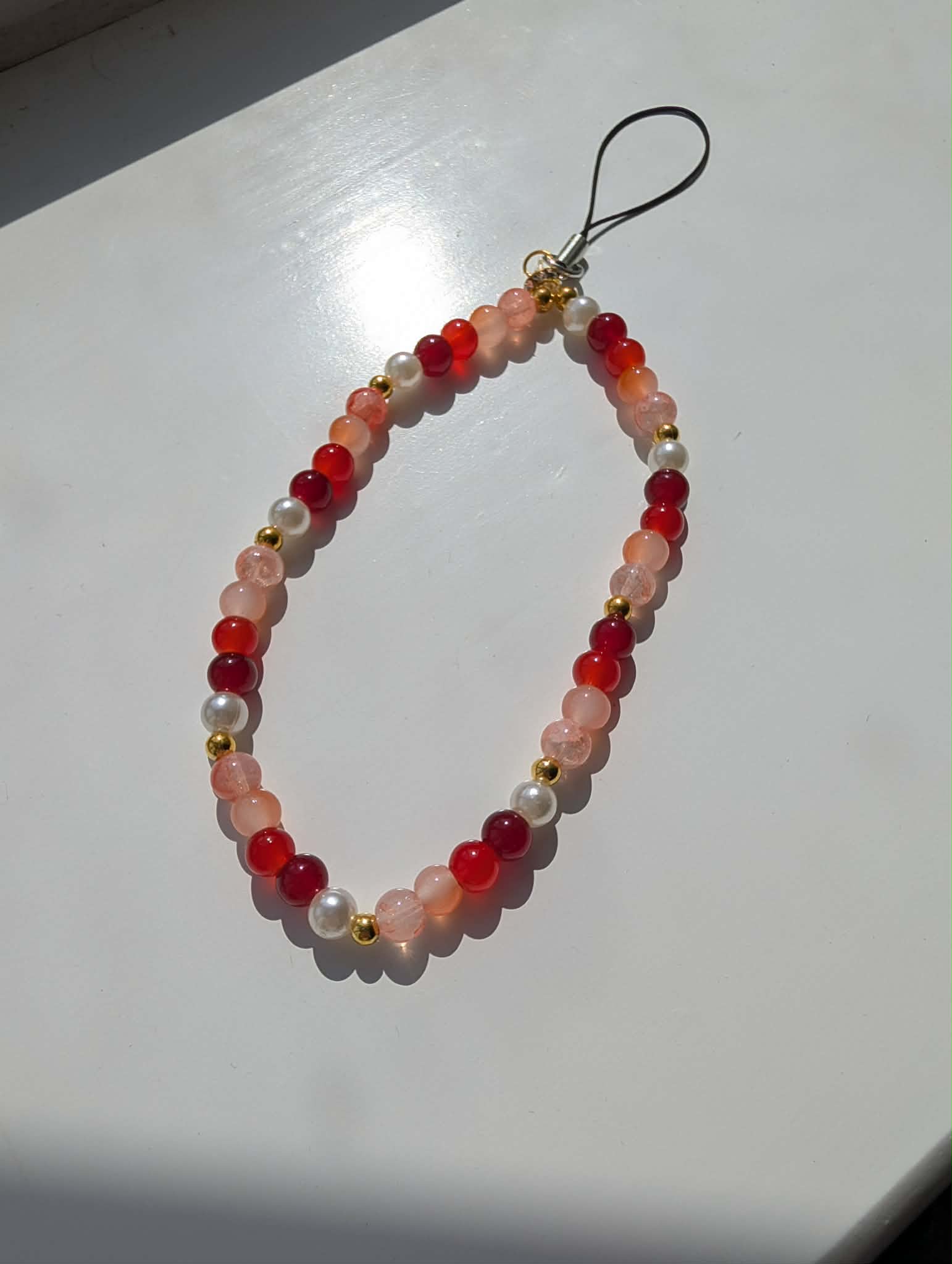 Handmade Beaded Phone Charm