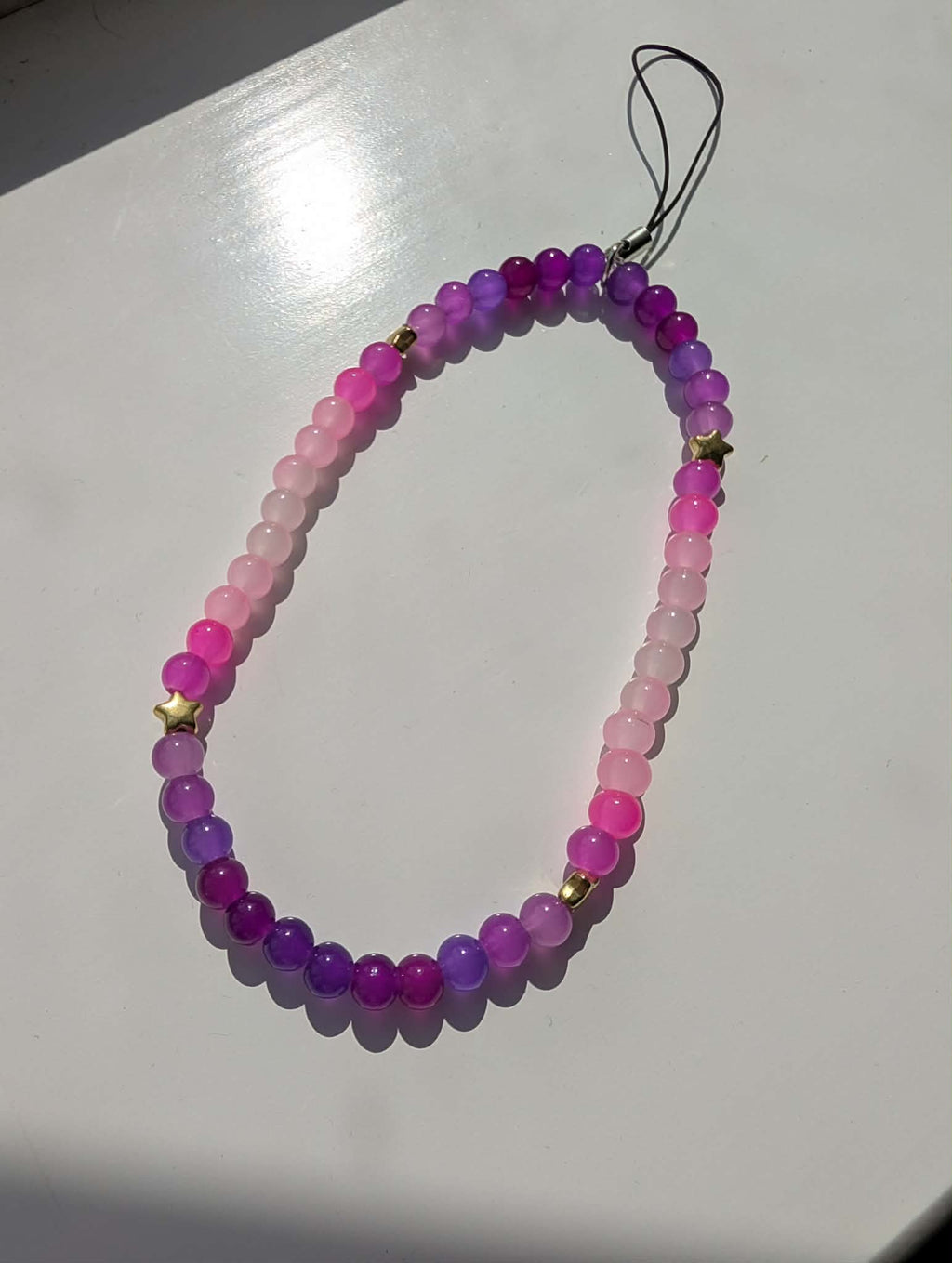 Handmade Beaded Phone Charm
