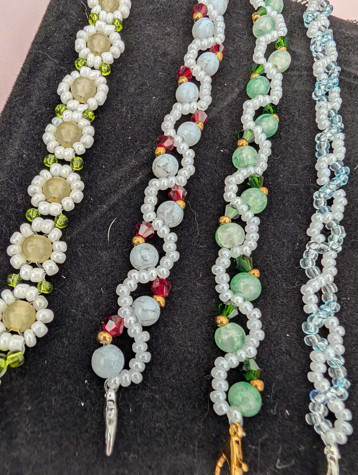 Olive Beaded Bracelet