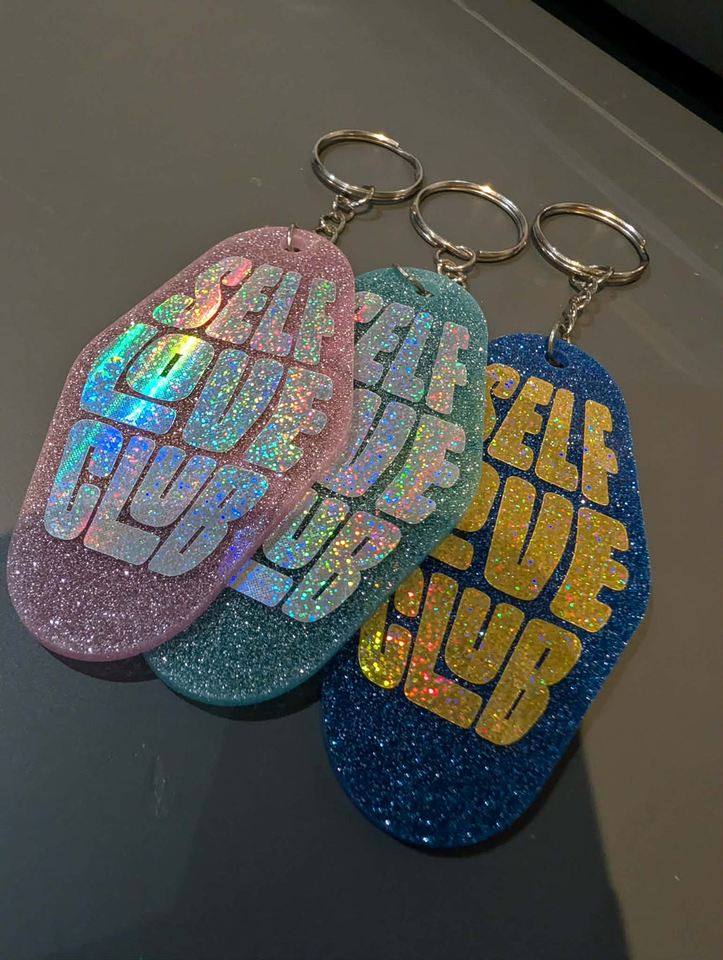 Self Love Club Motel Keyring