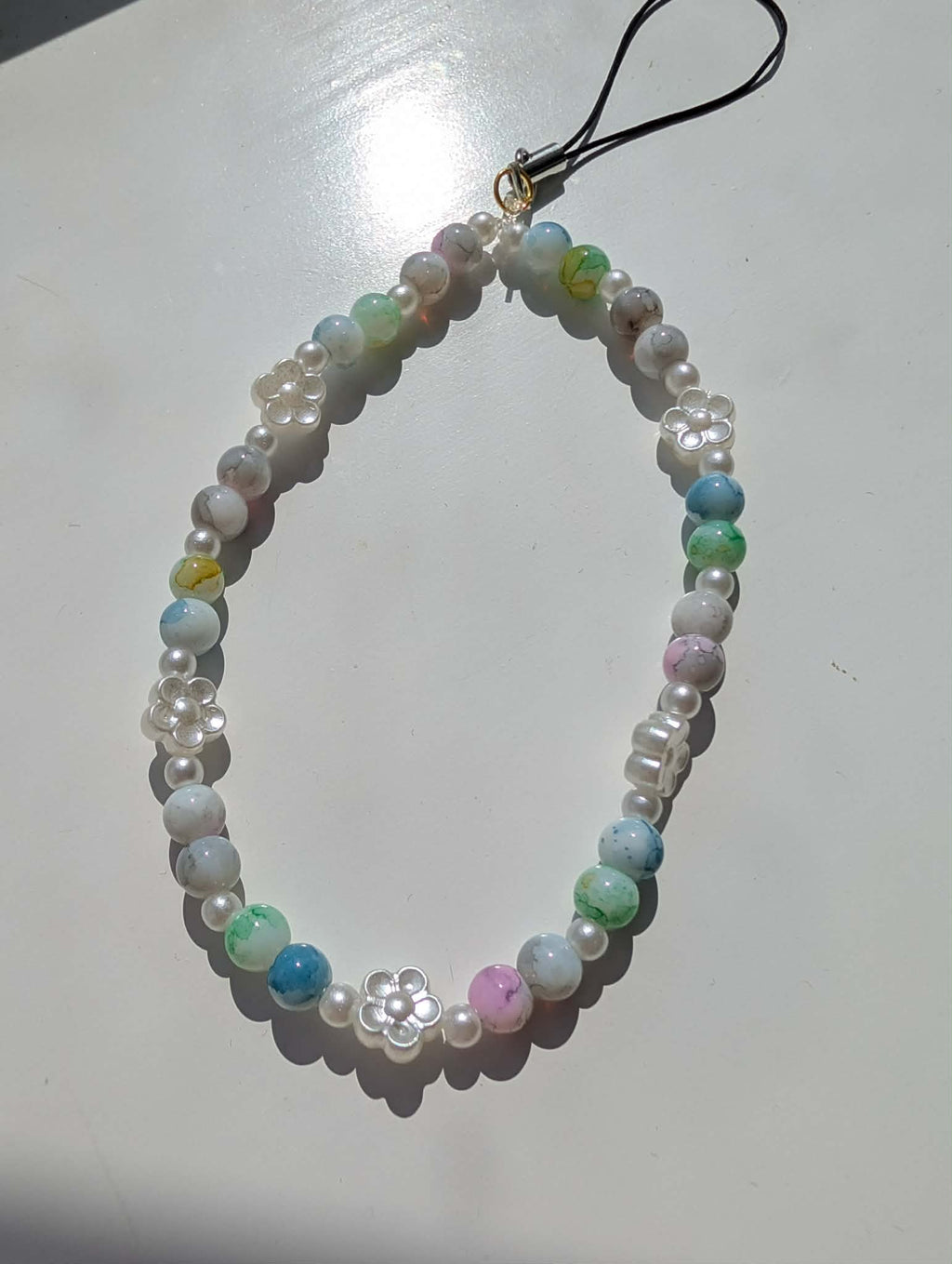 Handmade Beaded Phone Charm