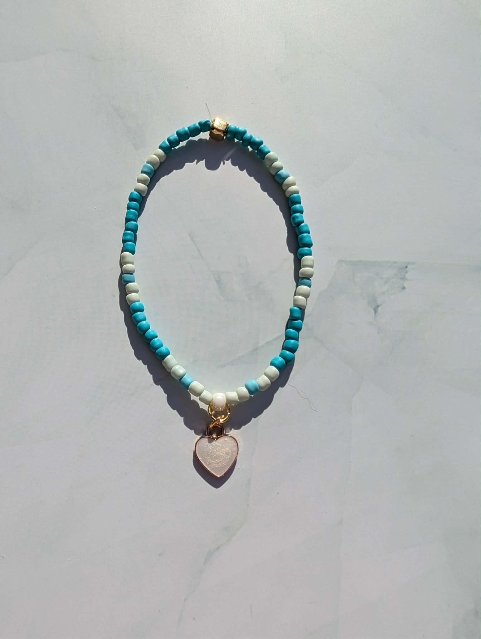 Handmade Beaded Bracelet - Blue Range