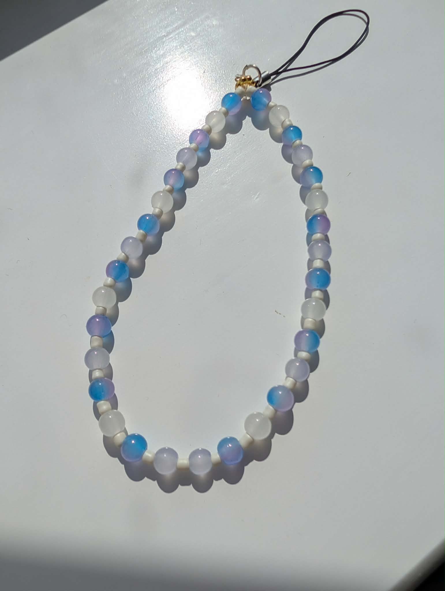Handmade Beaded Phone Charm