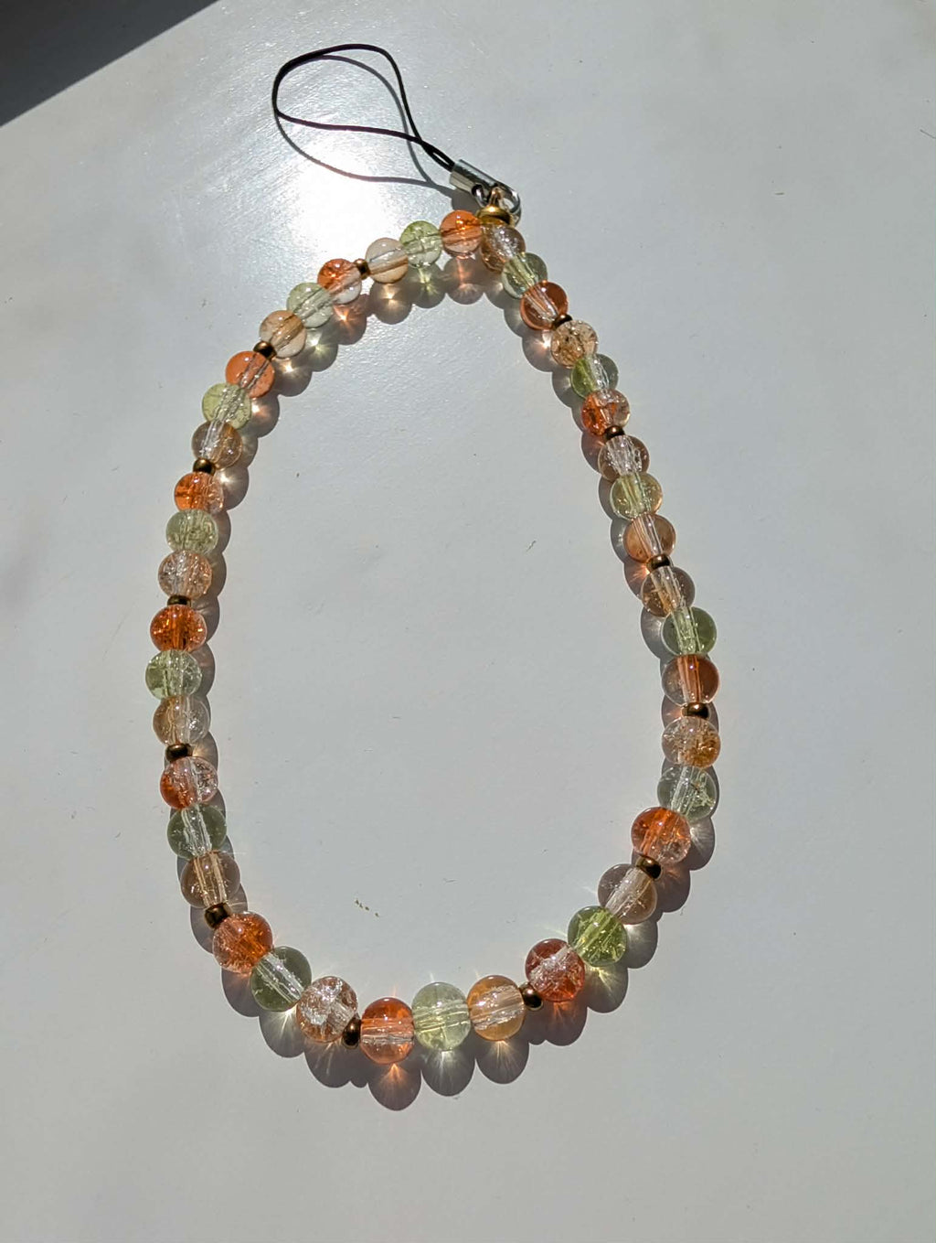 Handmade Beaded Phone Charm